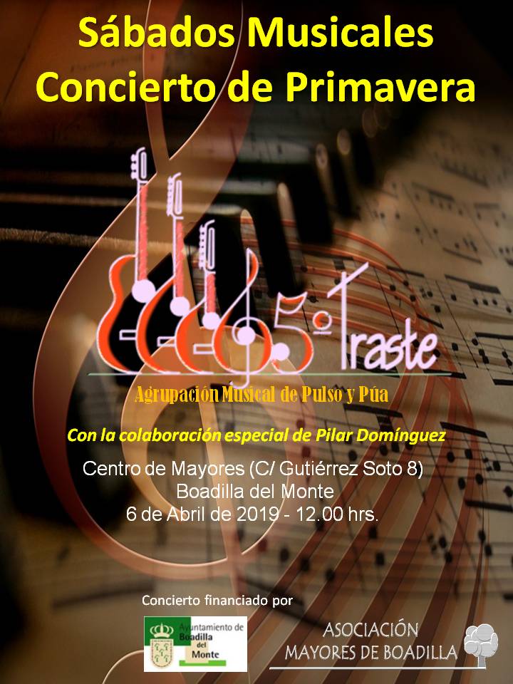 CONCIERTO DE PRIMAVERA: S�BADO 6 DE ABRIL (12:00 h)