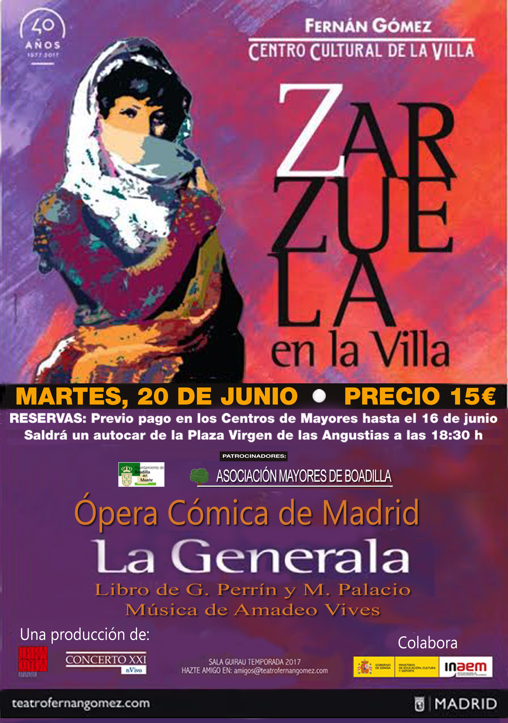 ZARZUELA (�pera C�mica de Madrid) LA GENERALA