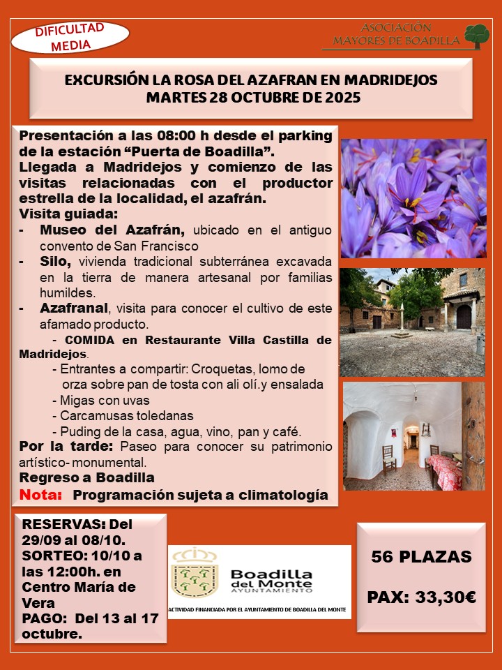 LA ROSA DEL AZAFR�N:  28 DE OCTUBRE DE 2025